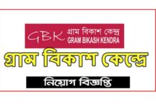 Gram Bikash Kendra Job Circular 2021