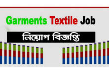 Garments & Textile Job Circular 2022