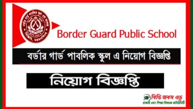 Border Guard Public School Job Circular 2021