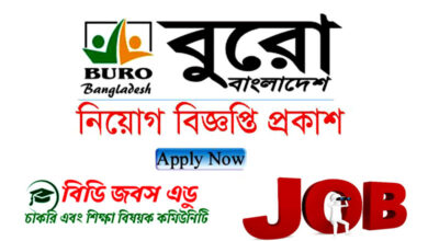 Buro Bangladesh NGO Job Circular 2022