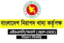 Bangladesh Safe Food Authority Job Circular 2021
