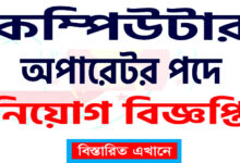 All Running Computer Operator Job Circular 2023
