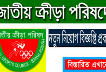 National Sports Council Job Circular 2022