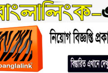 Banglalink Company Job Circular 2023