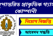 Rupantarita Prakritik Gas Company Limited Job Circular 2022